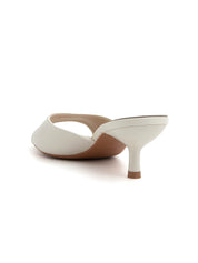 Stiletto Heel Mules - BEIGE