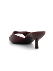 Stiletto-heeled mules - WINE