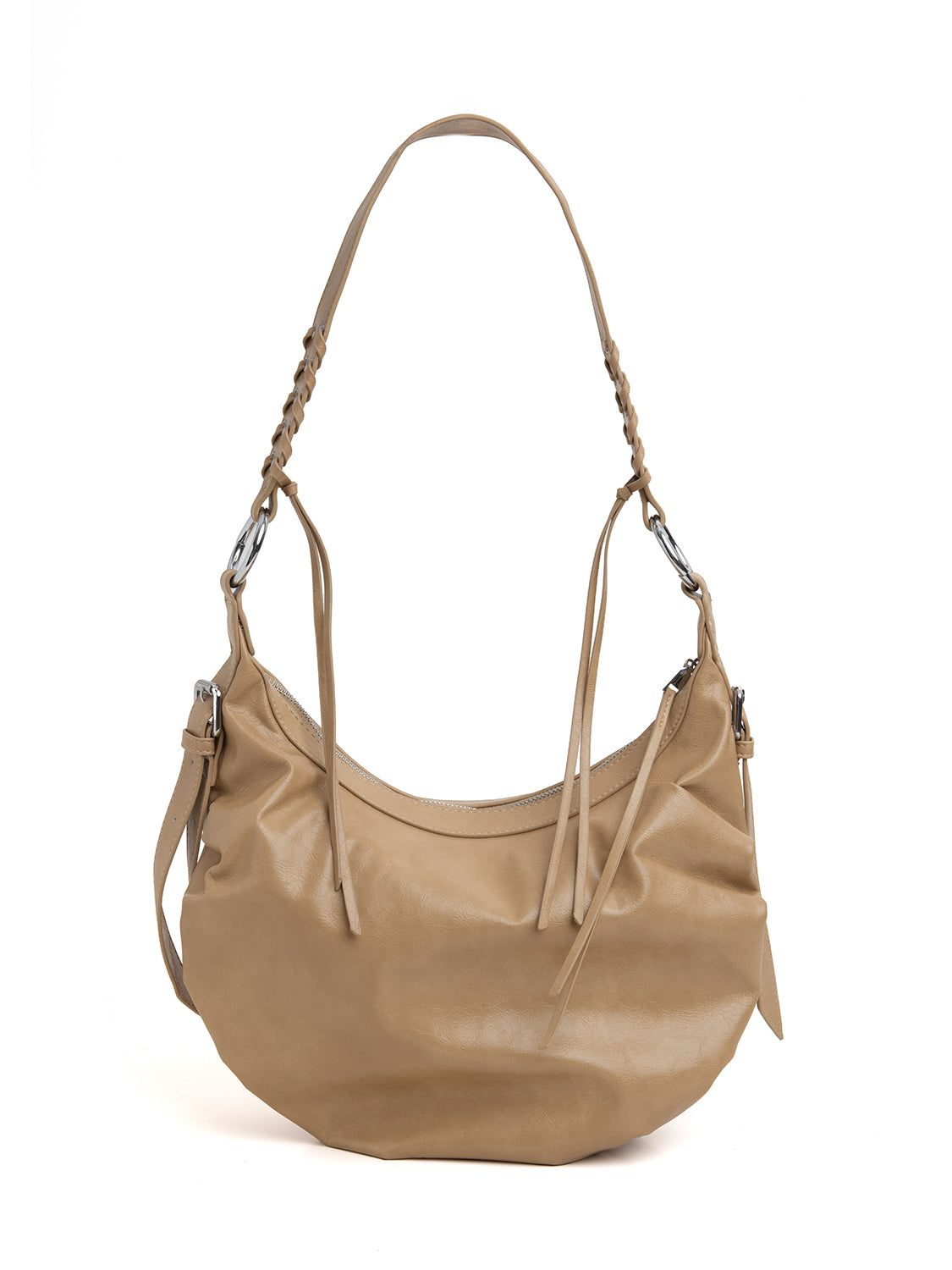 Borsa mezzaluna boho - SABBIA