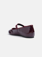 Flat ballerina - BORDEAUX PATENT