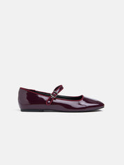 Flat ballerina - BORDEAUX PATENT