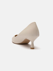 Classic heel 5 pump - BEIGE