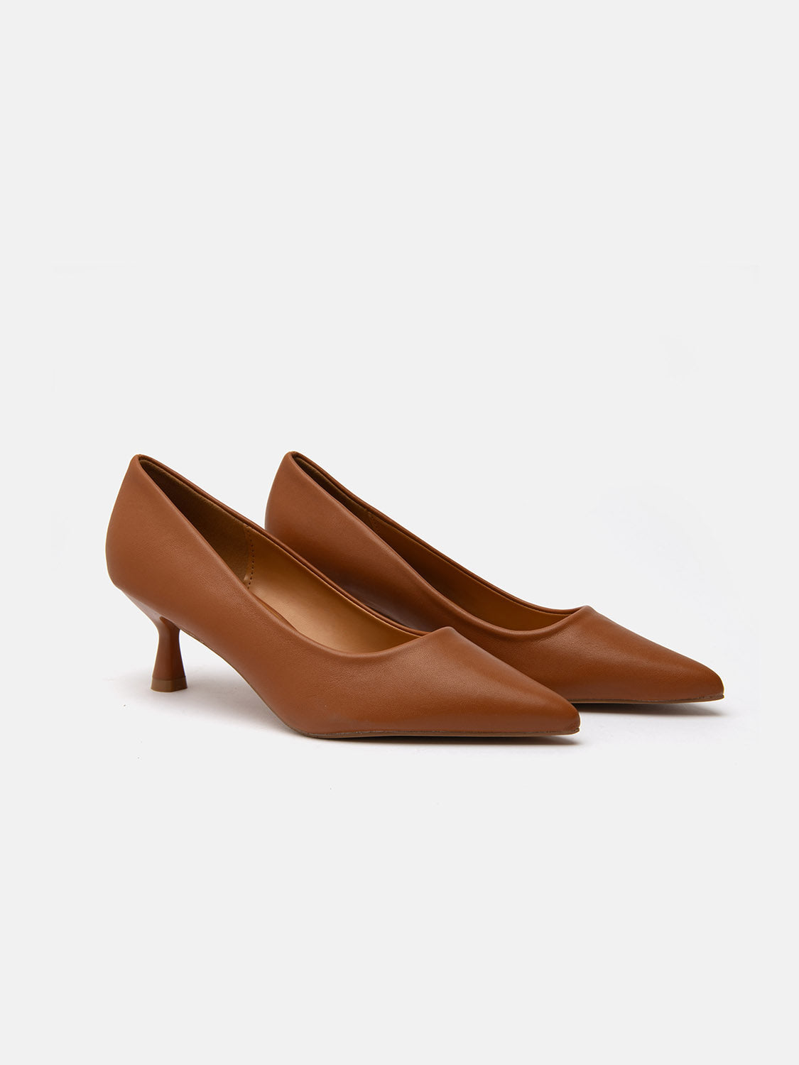 Classic heel 5 pump - CAMEL