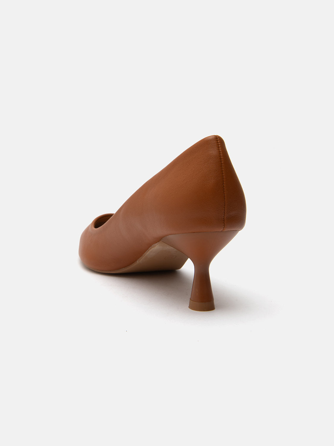 Classic heel 5 pump - CAMEL