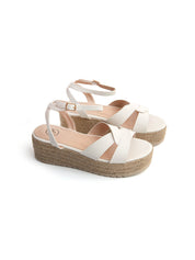 Sandalo urban platform - BIANCO