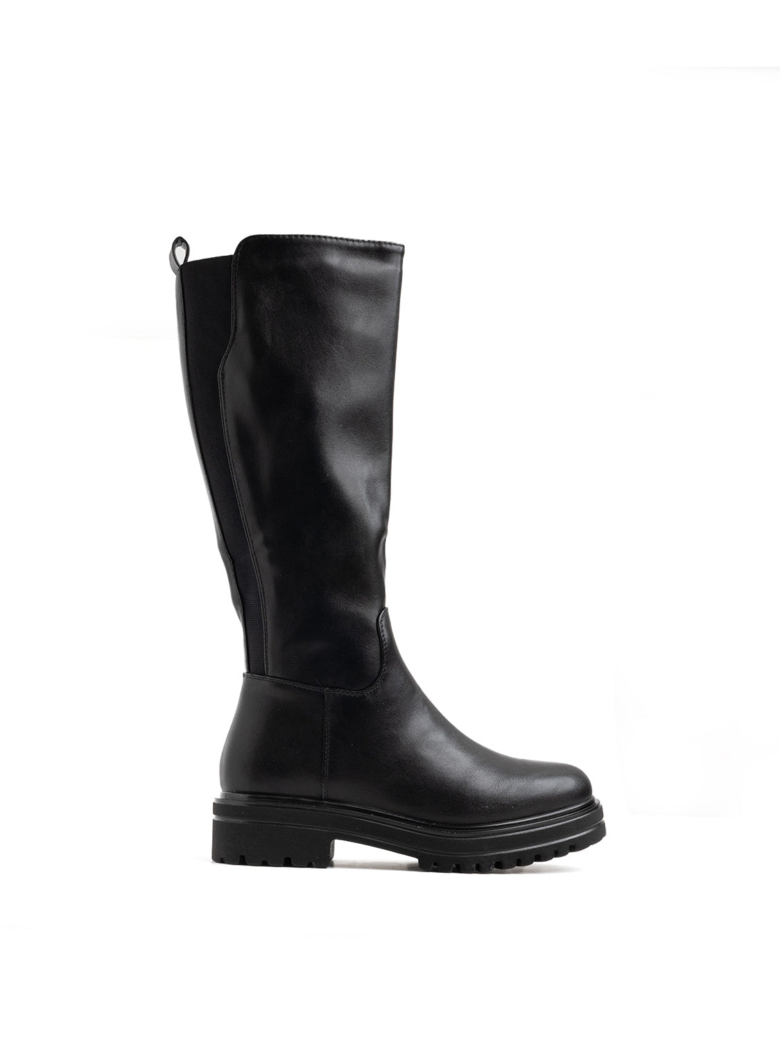 Tank-bottom boot - BLACK
