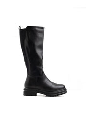 Tank-bottom boot - BLACK