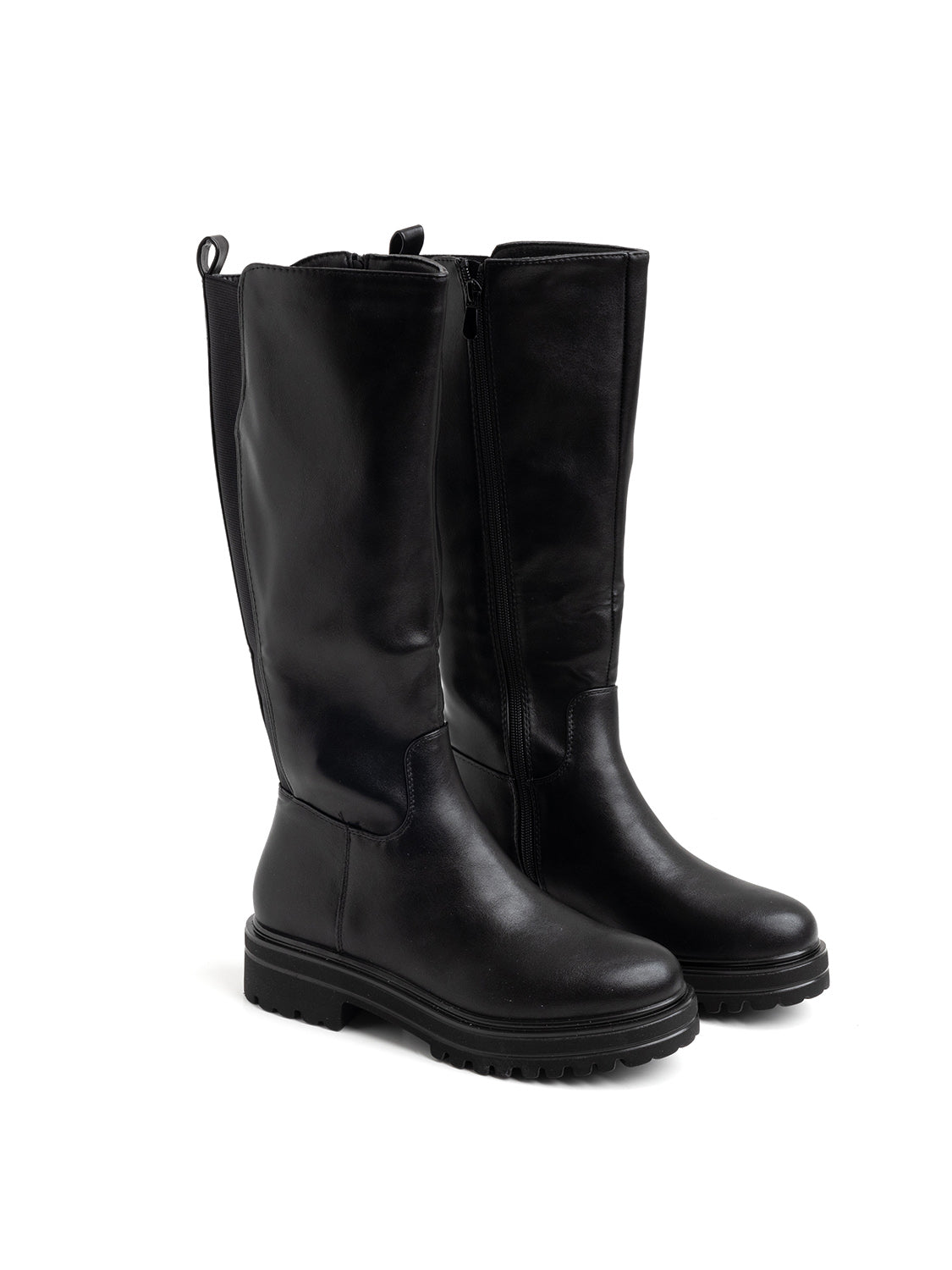 Tank-bottom boot - BLACK