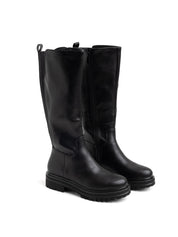 Tank-bottom boot - BLACK