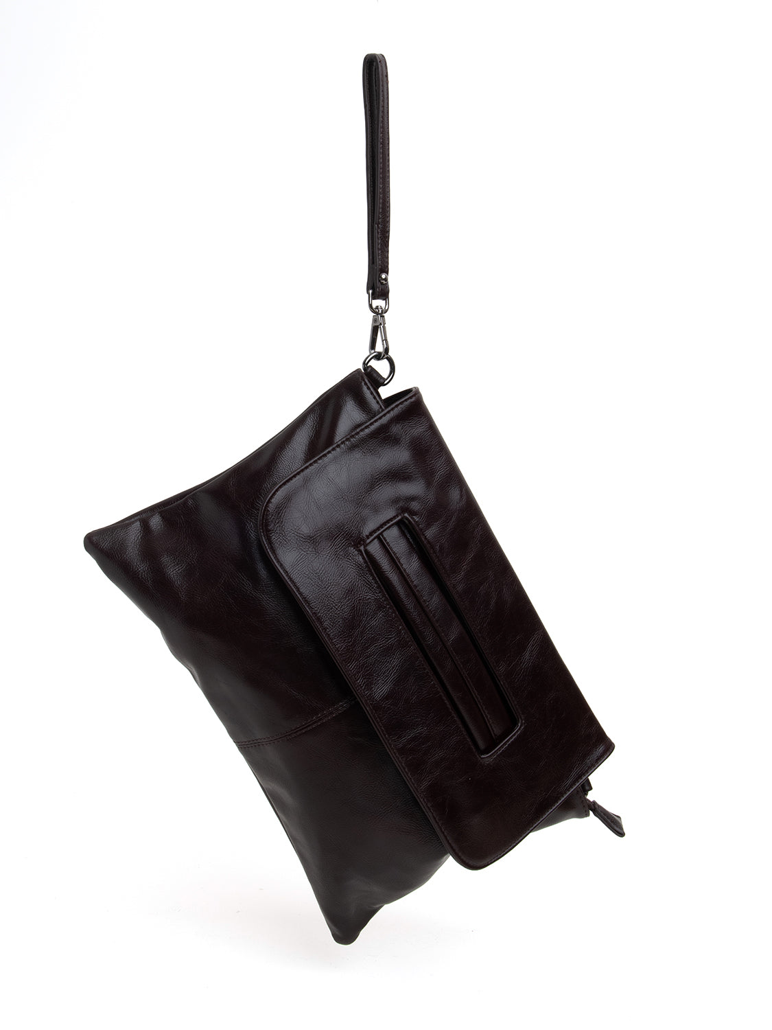 Borsa maxi clutch multi-way - CAFFÈ