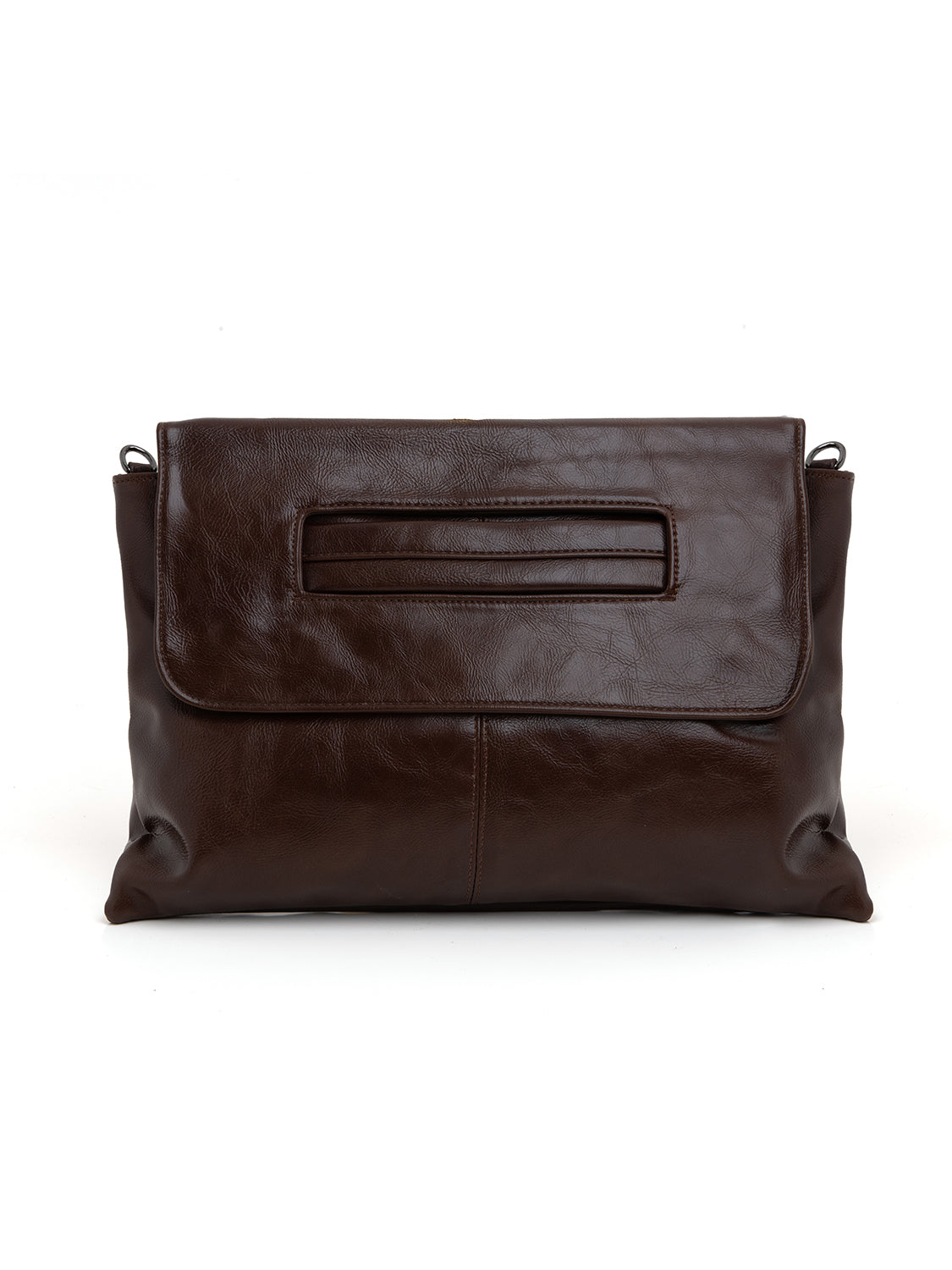 Borsa maxi clutch multi-way - TAN