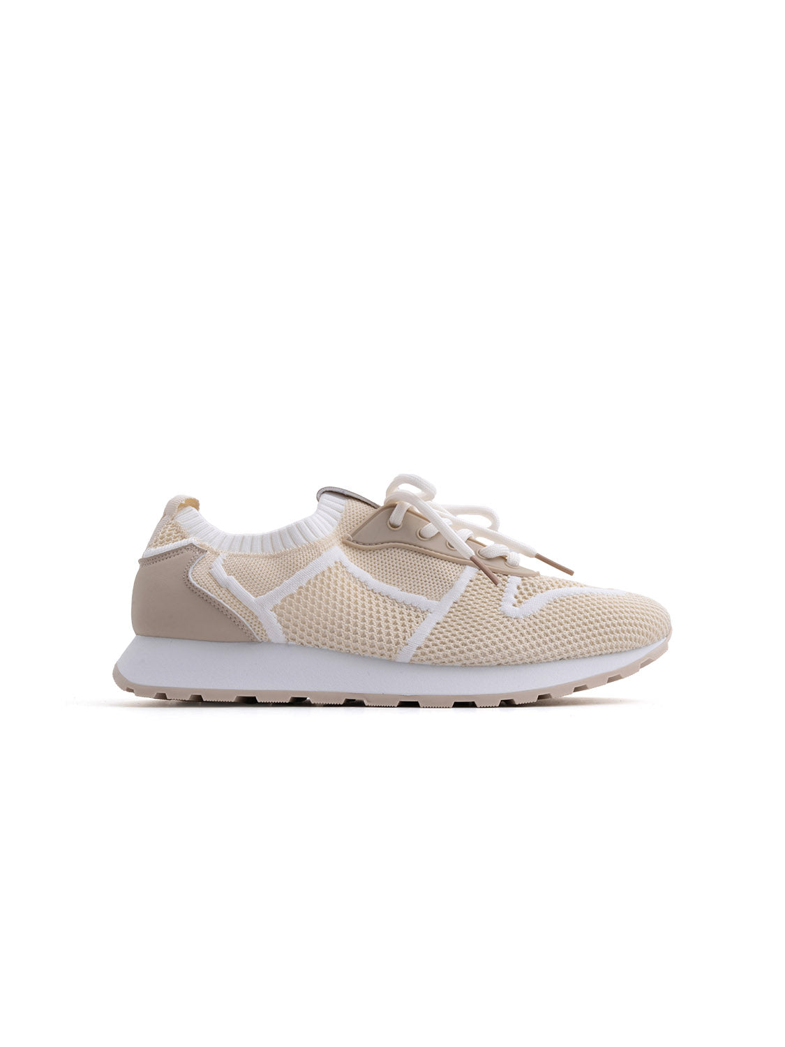 Sneaker soft-step in tela - BEIGE