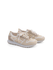 Sneaker soft-step in tela - BEIGE