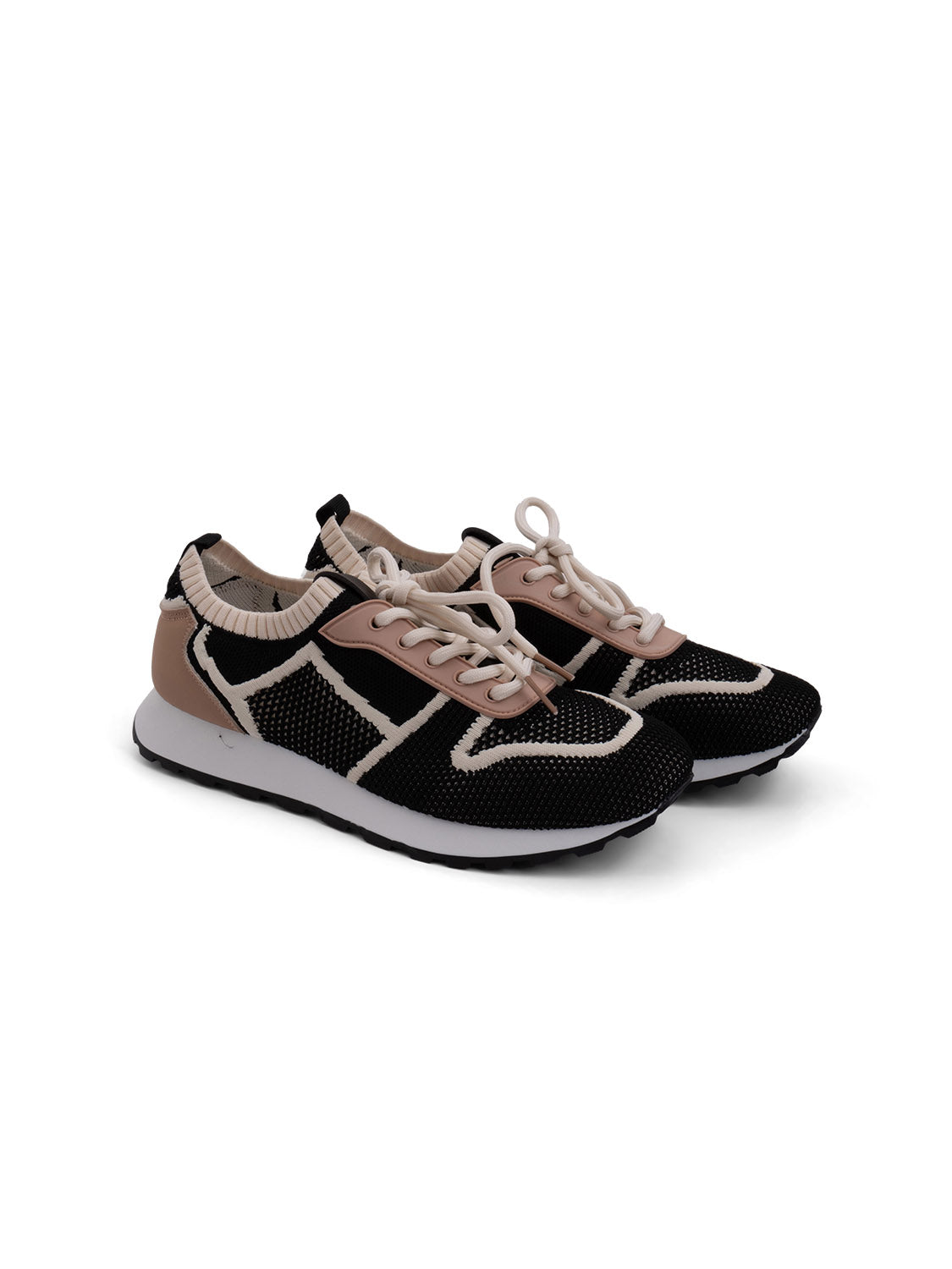 Sneaker soft-step in tela - NERO