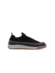 Sneaker slip-on intrecciata - NERO