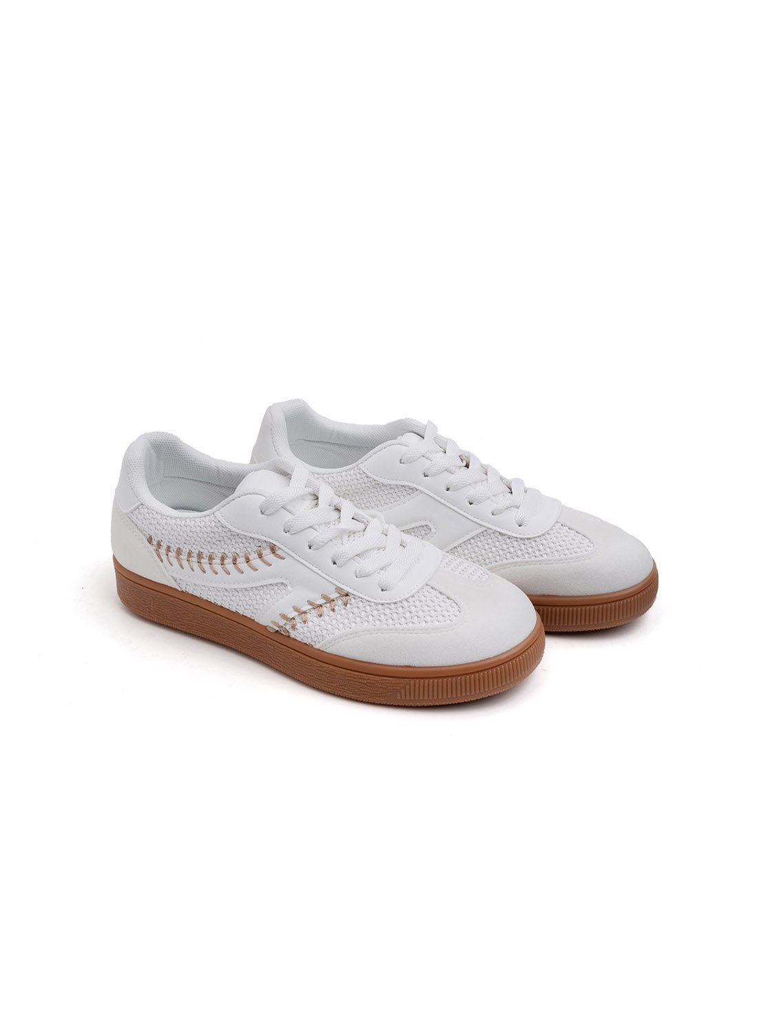 Sneaker texture mix - BIANCO