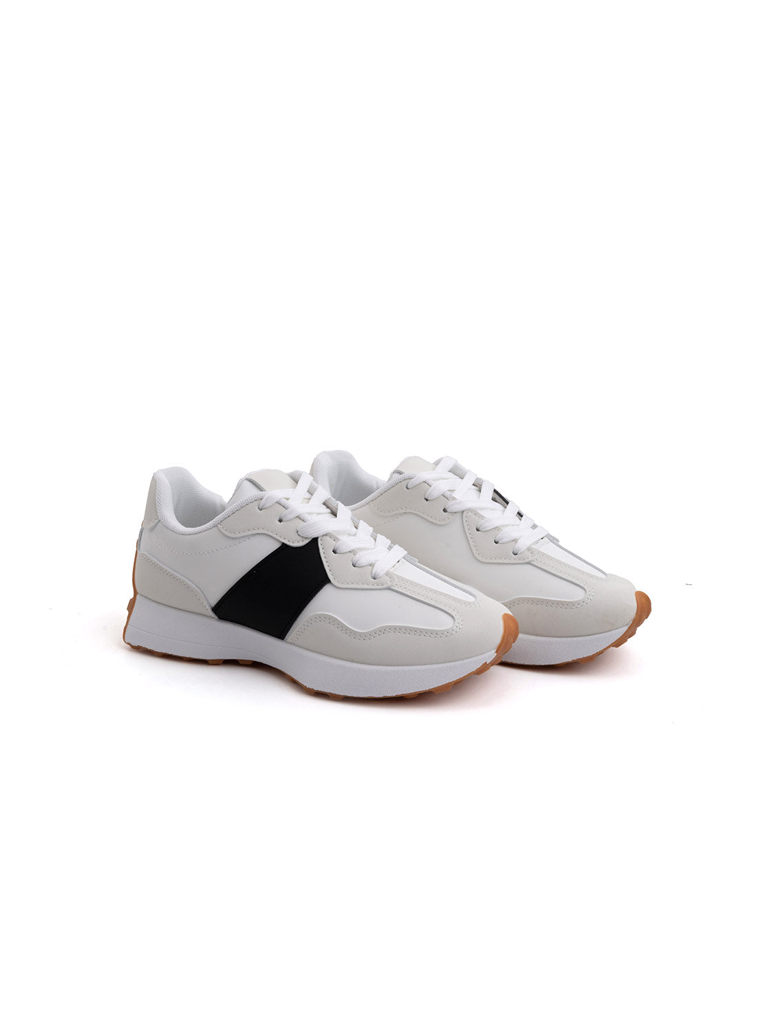 Sneaker cuty-soft con contrasti - BIANCO
