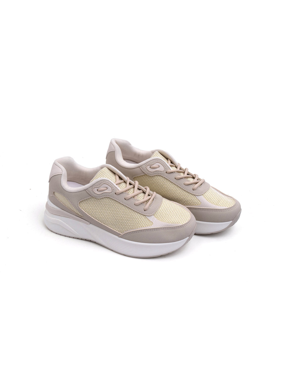 Sneaker hybrid-mix - BEIGE