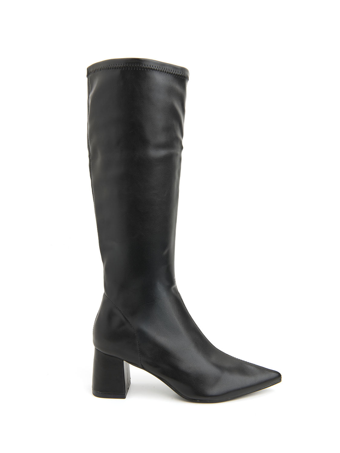 Stivale a punta sock style - NERO