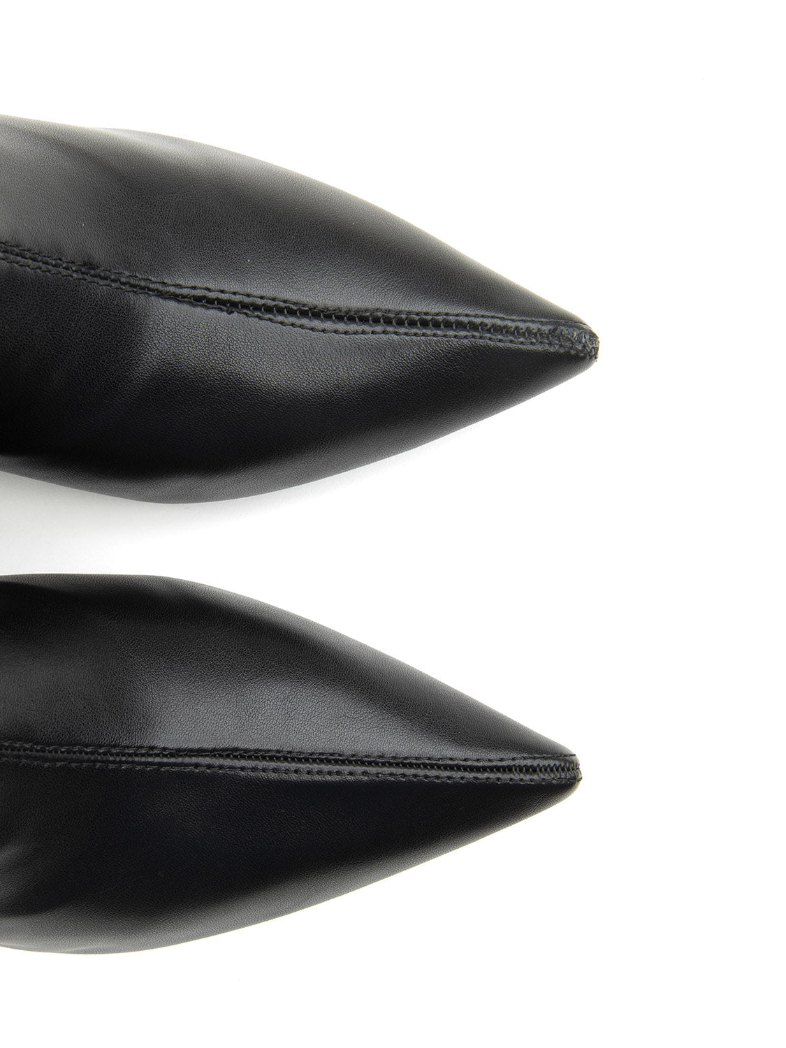 Tronchetto sock style con tacco largo - NERO