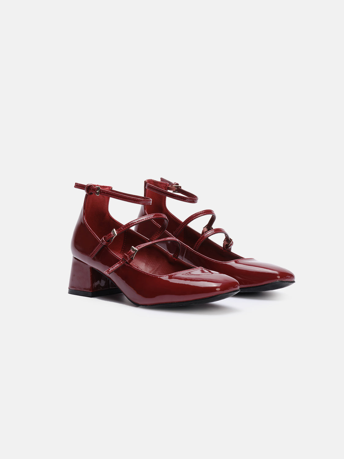 Mary Jane in vernice - BORDEAUX – Noga Shoes