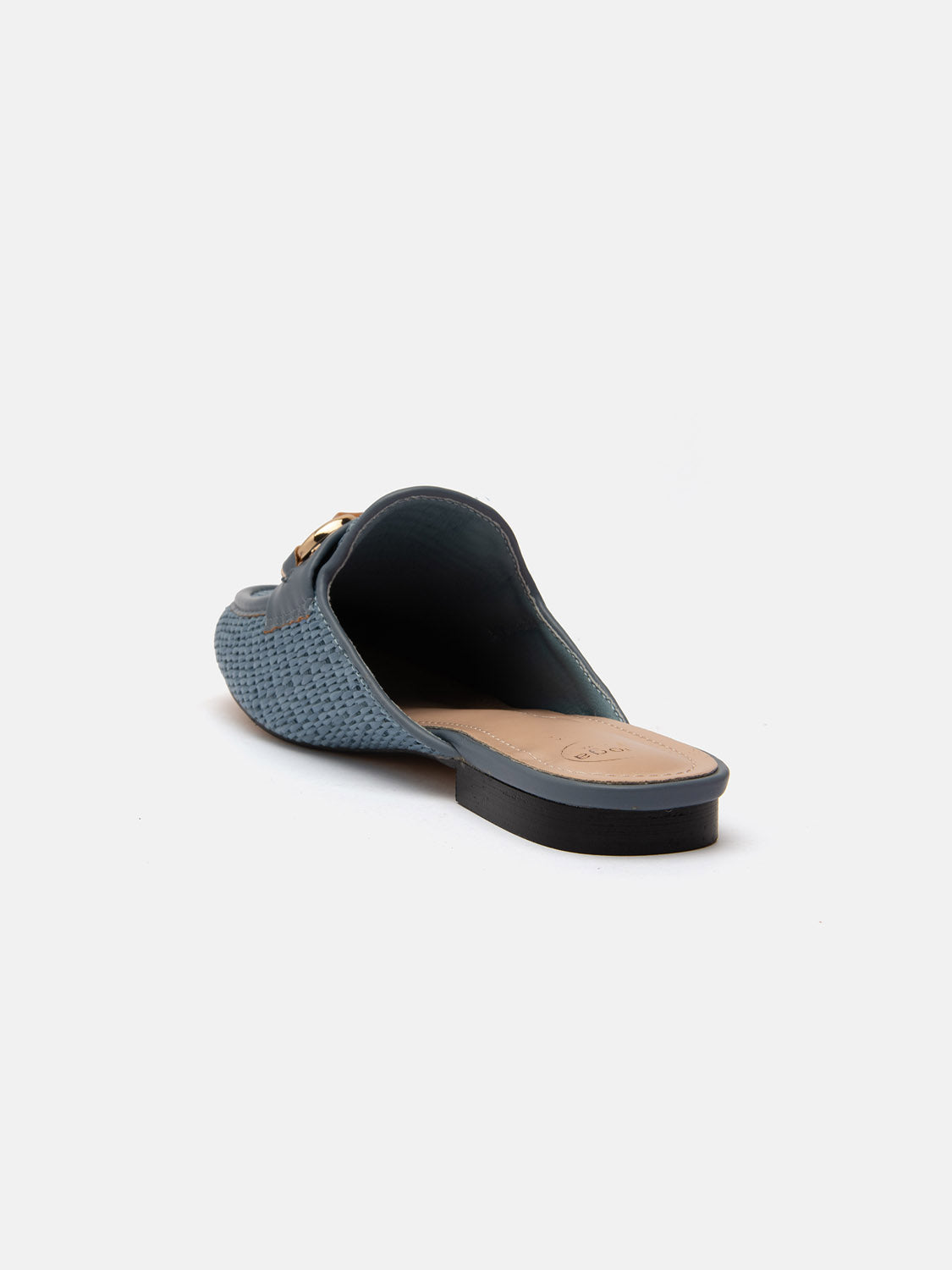 Bamboo clamp mule - BLUE