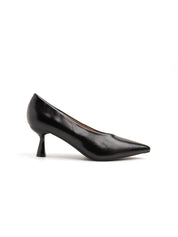 Decolleté con scollo a cuore e tacco 10 cm - NERO