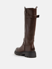 Tank-bottom boot - BROWN